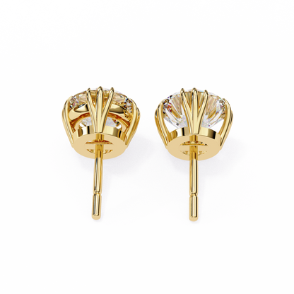 1.5 Carat Lab Diamonds Stud Earrings For Women
