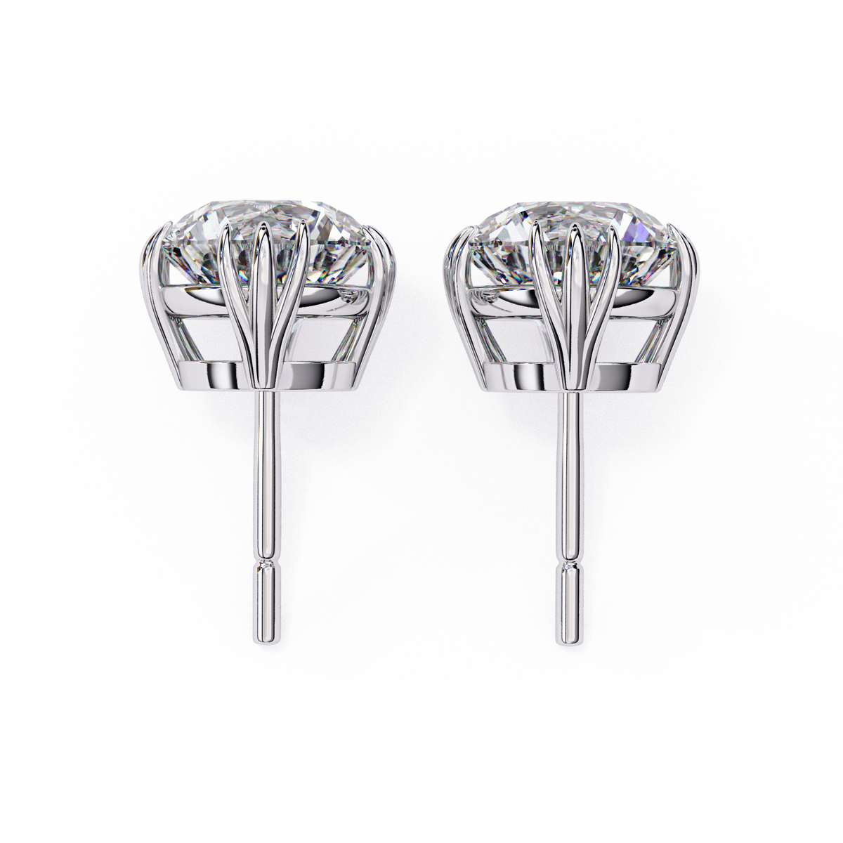 1.5 Carat Lab Diamonds Stud Earrings For Women