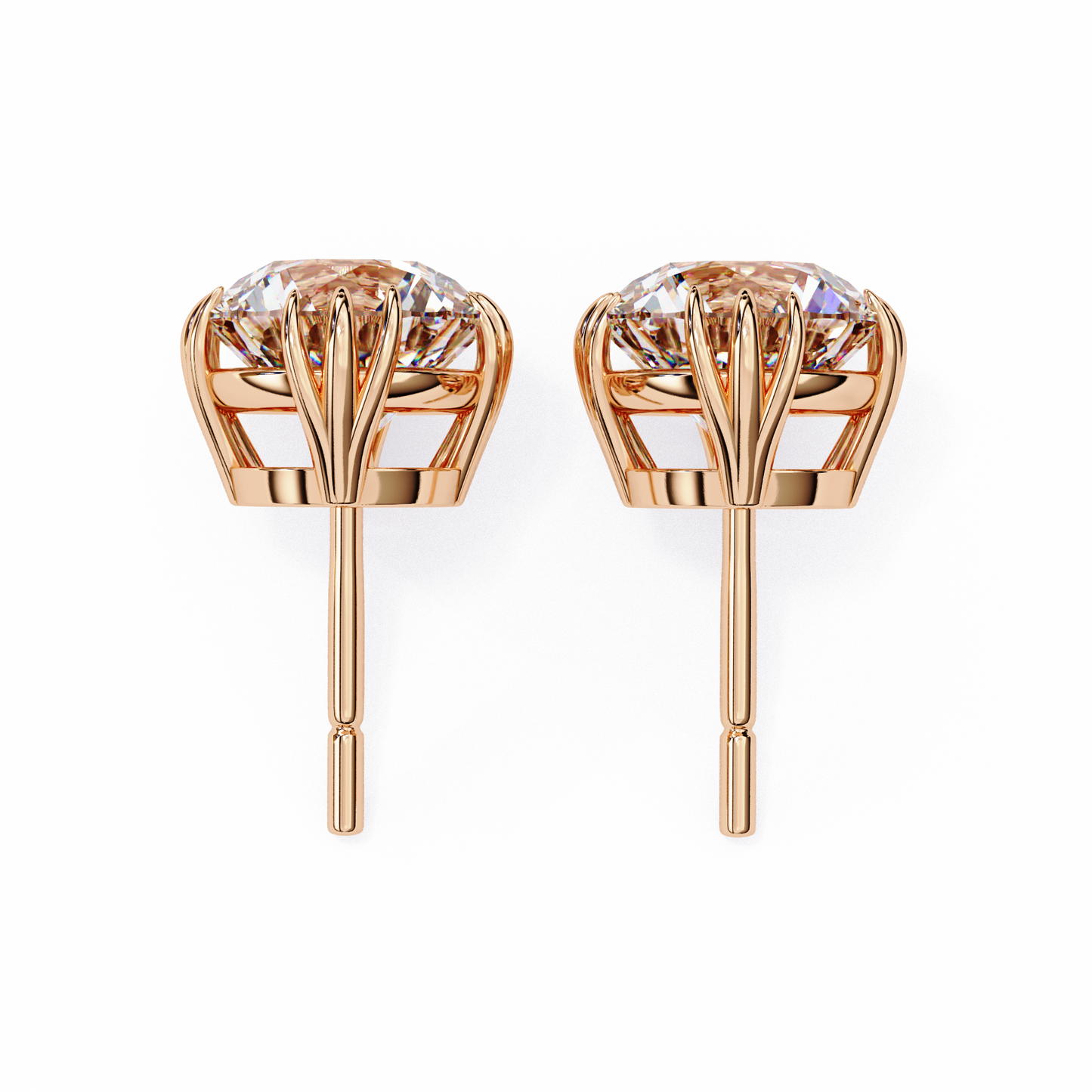 1.5 Carat Lab Diamonds Stud Earrings For Women