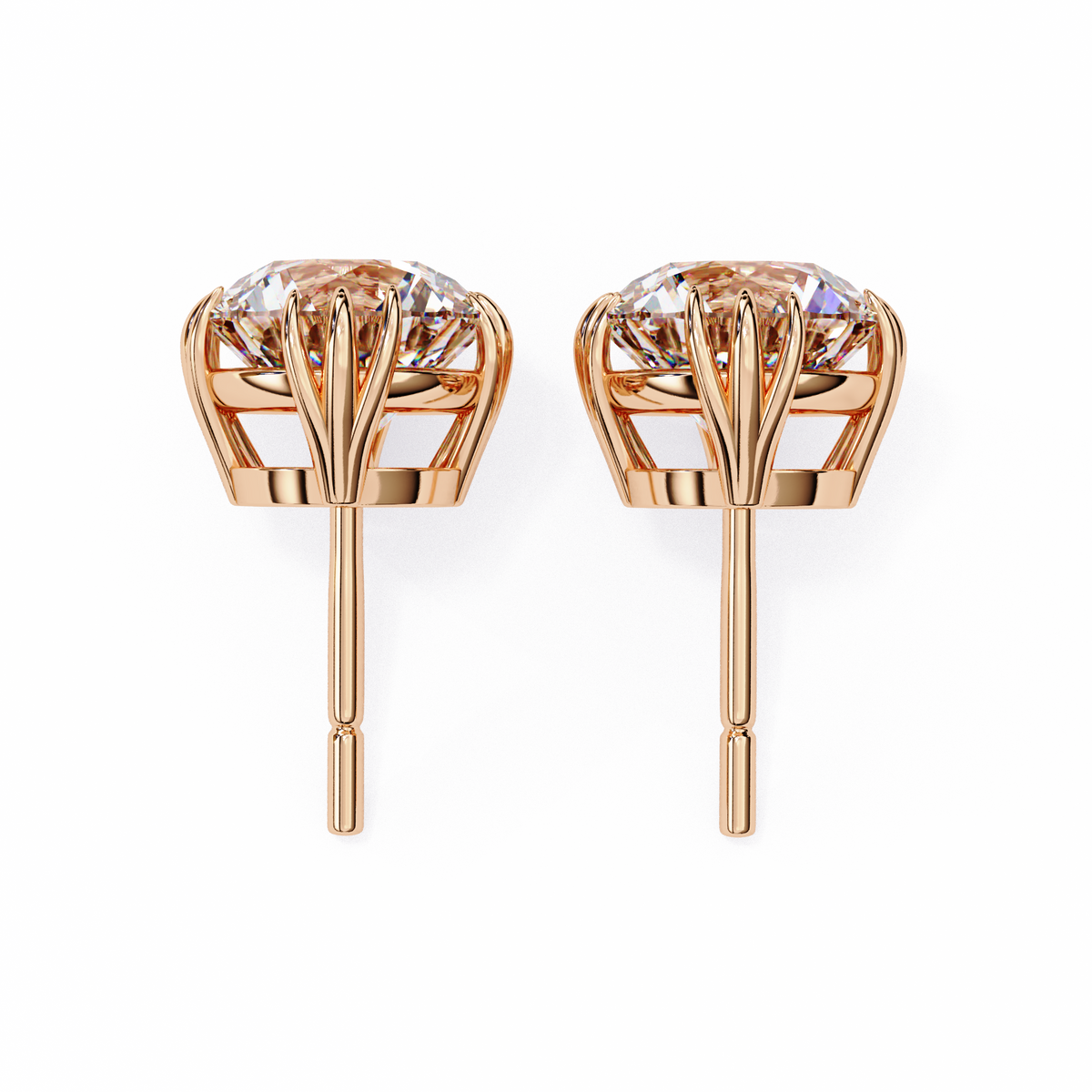 1.5 Carat Lab Diamonds Stud Earrings For Women
