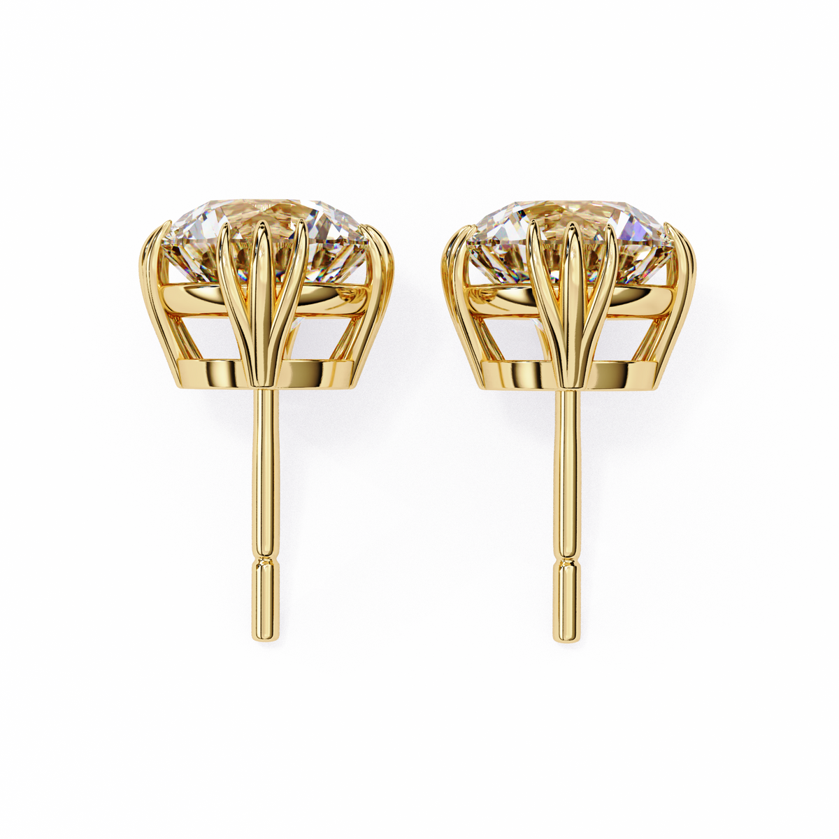 1.5 Carat Lab Diamonds Stud Earrings For Women
