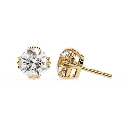 1.5 Carat Lab Diamonds Stud Earrings For Women
