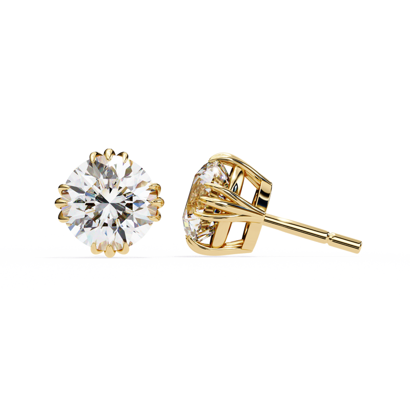 1.5 Carat Lab Diamonds Stud Earrings For Women
