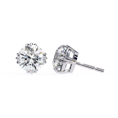 1.5 Carat Lab Diamonds Stud Earrings For Women