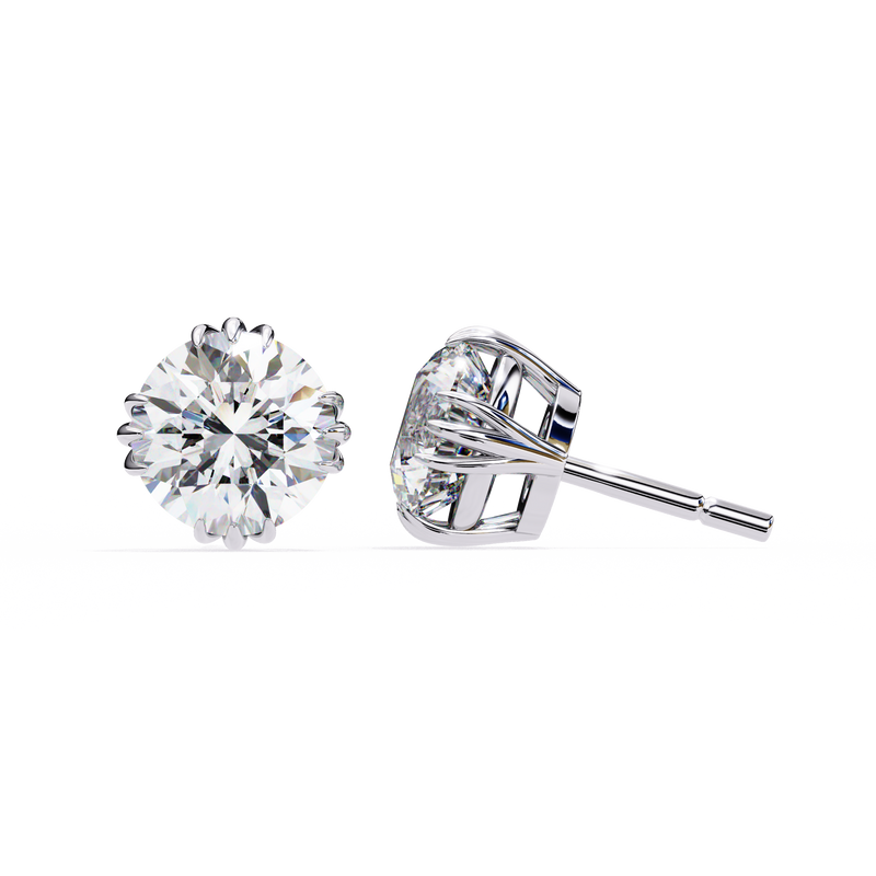 1.5 Carat Lab Diamonds Stud Earrings For Women