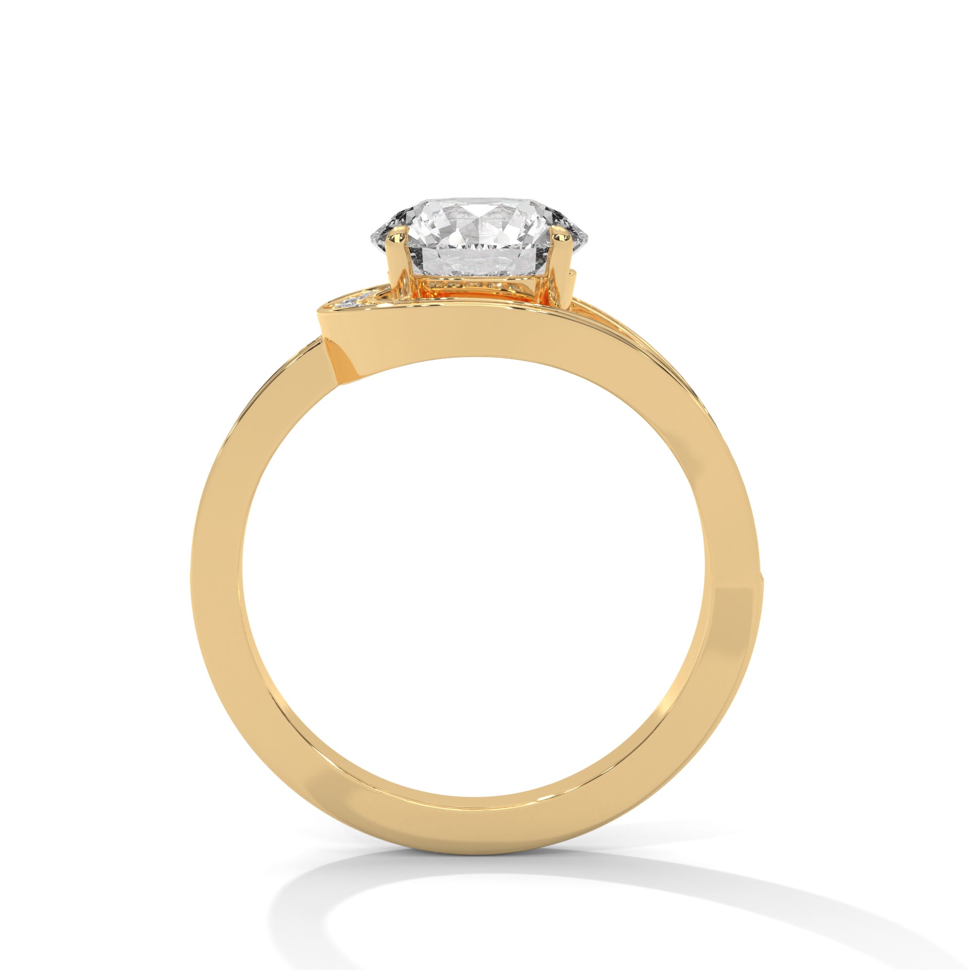Antique Classic Round Halo Engagement Ring For Women in 2 Carat Lab Diamond