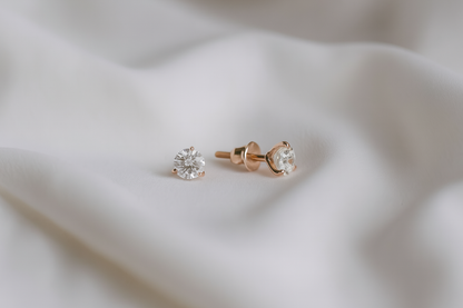 20 Cent Sparkle Lab Diamond Studs – Perfect Rakhi Gift for Sister