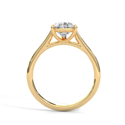 2 Carat Pear Shape Engagement Ring For Women in Lab Diamond