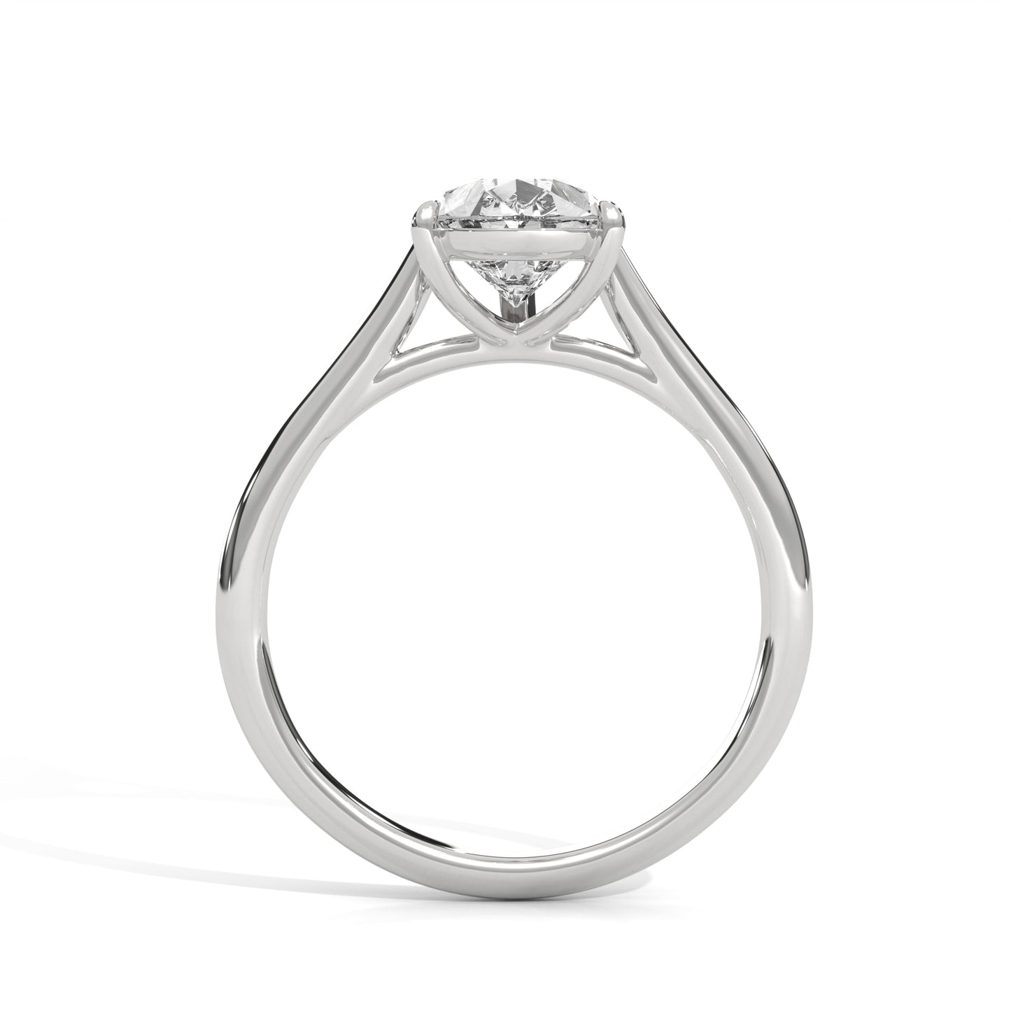 2 Carat Pear Shape Engagement Ring For Women in Lab Diamond