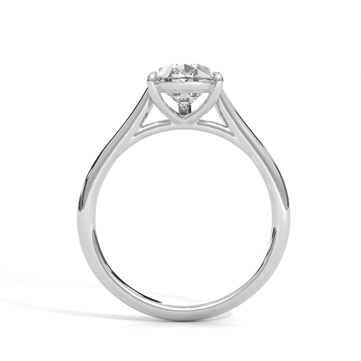2 Carat Pear Shape Engagement Ring For Women in Lab Diamond