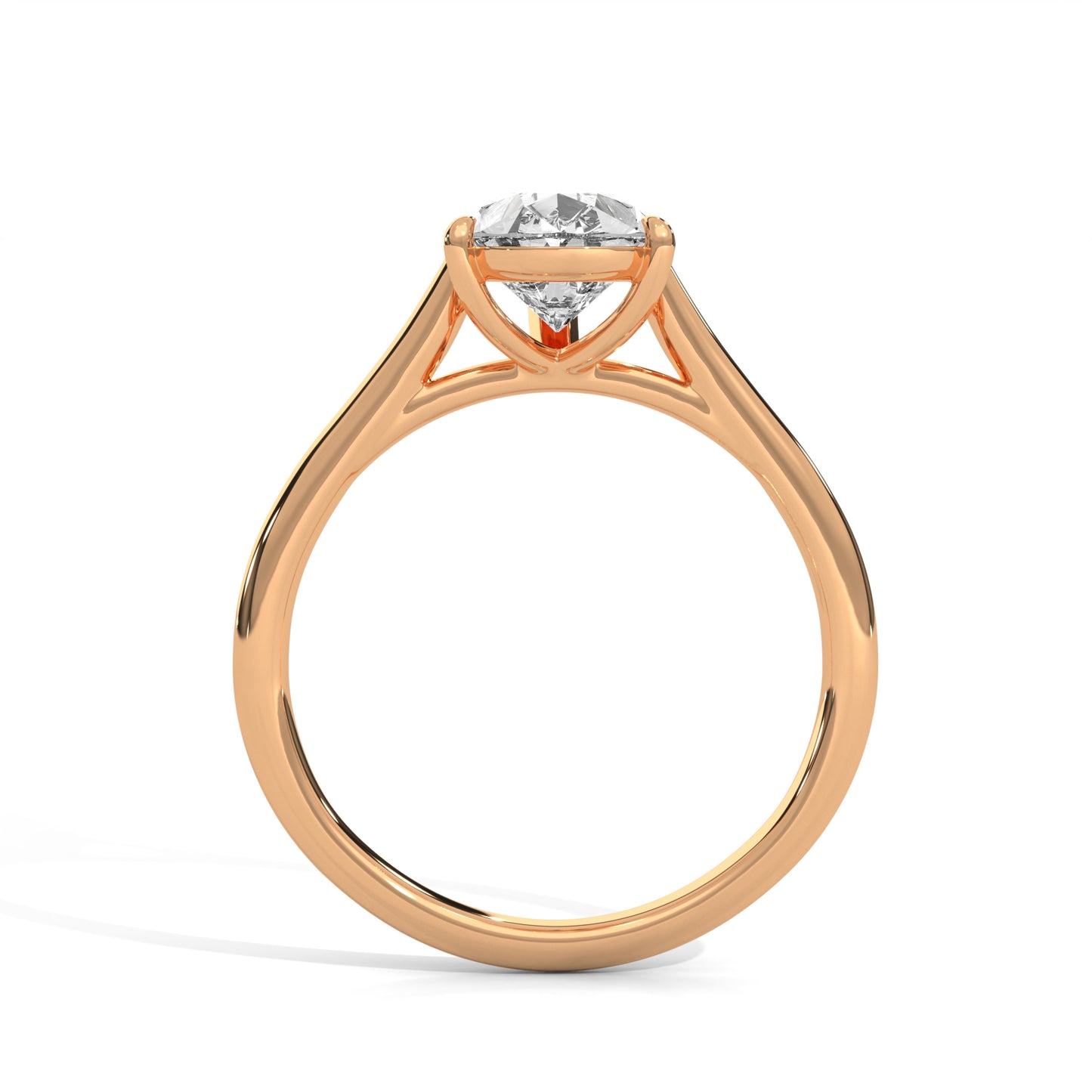 2 Carat Pear Shape Engagement Ring For Women in Lab Diamond