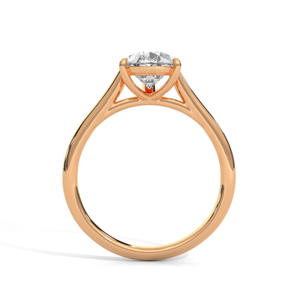 2 Carat Pear Shape Engagement Ring For Women in Lab Diamond