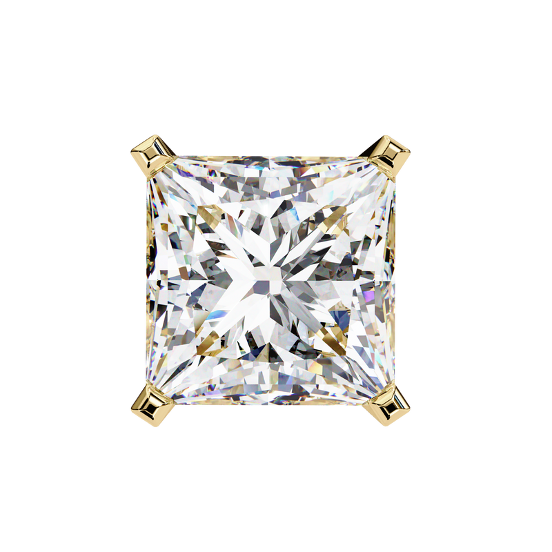1.2 Carat Emerald Shape Lab Diamonds Stud Earrings For Women