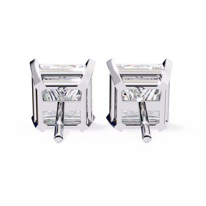 1.5 Carat Princess Cut Lab Diamonds Stud Earrings For Women