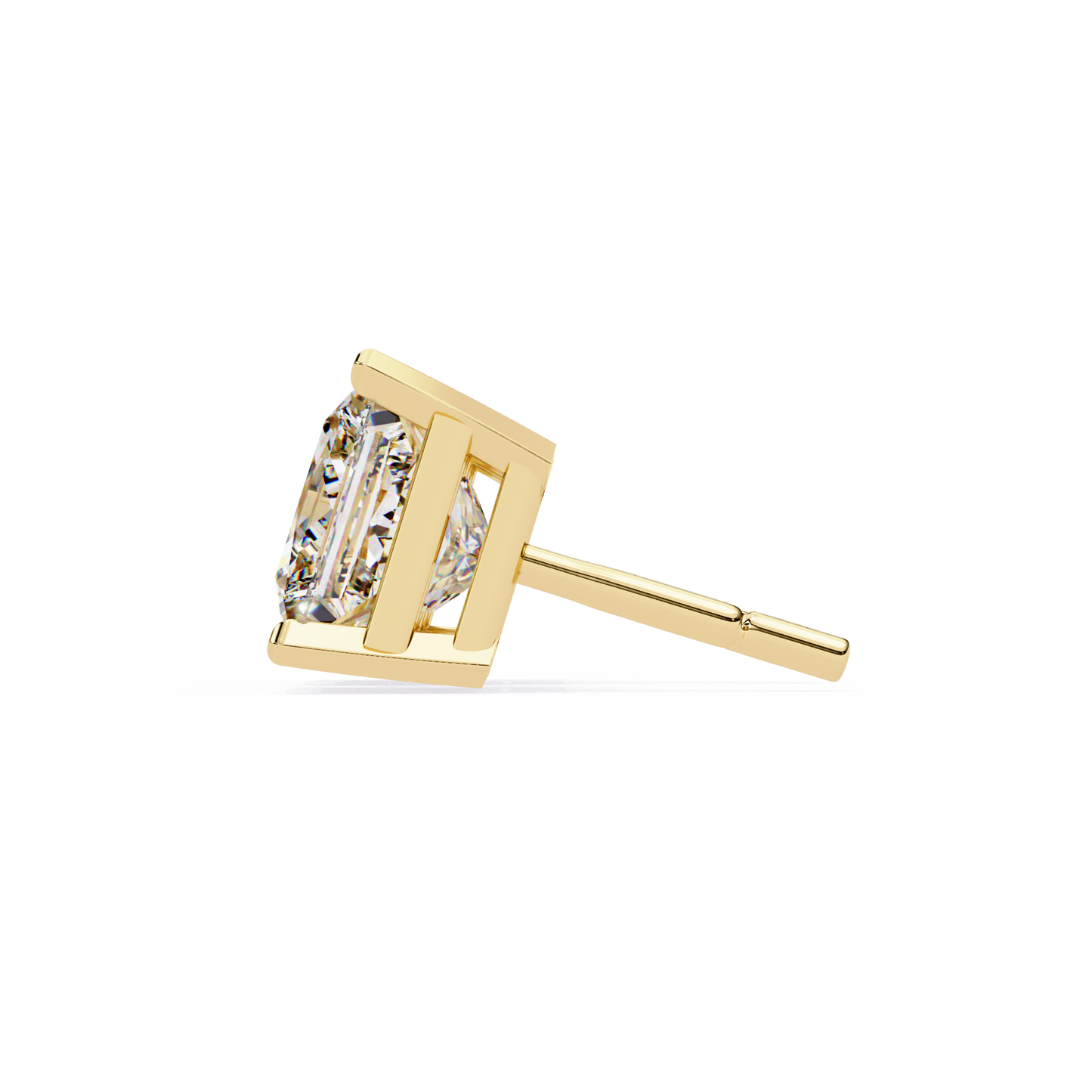1.5 Carat Princess Cut Lab Diamonds Stud Earrings For Women