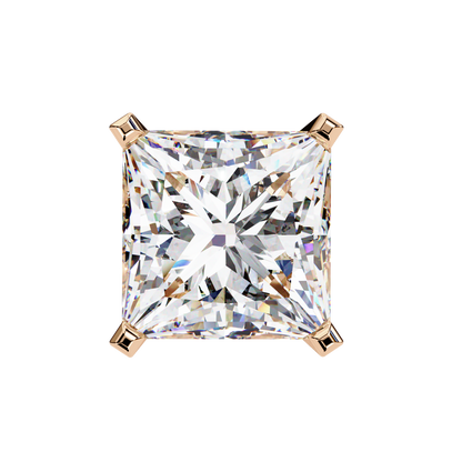 1.5 Carat Princess Cut Lab Diamonds Stud Earrings For Women