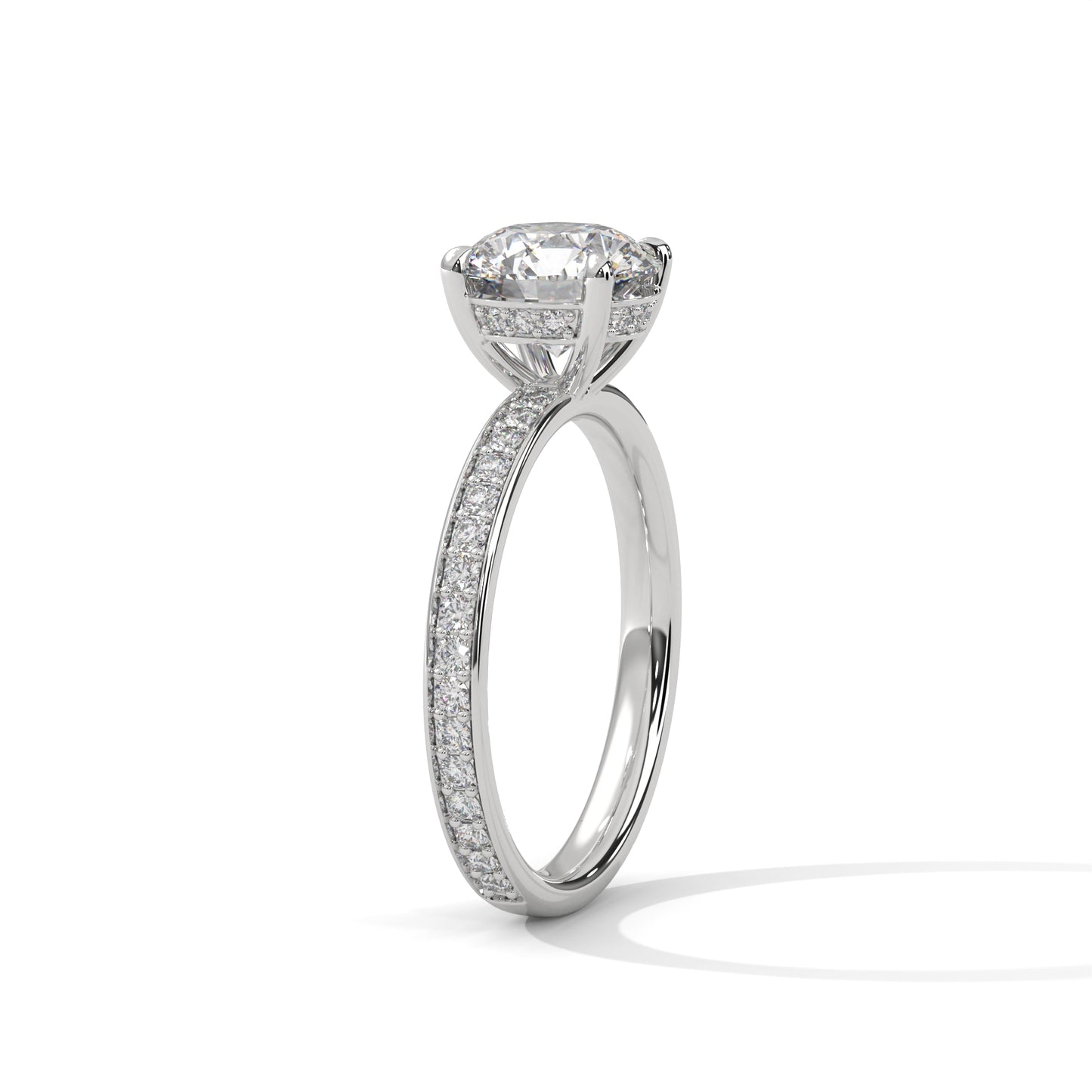 2 Carat Round Women's Classic Solitaire Lab Diamond Engagement/ Wedding Ring