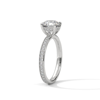 2 Carat Round Women's Classic Solitaire Lab Diamond Engagement/ Wedding Ring