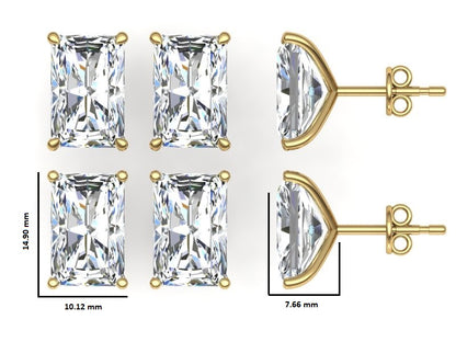 Classic Blissful Solitaire Lab Diamond Martini Studs Earrings