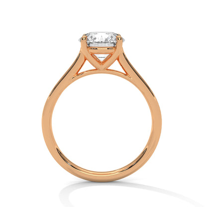 Solitaire 2 Carat Round Lab Diamond Engagement Ring