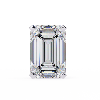 1.2 Carat Emerald Shape Lab Diamonds Stud Earrings For Women