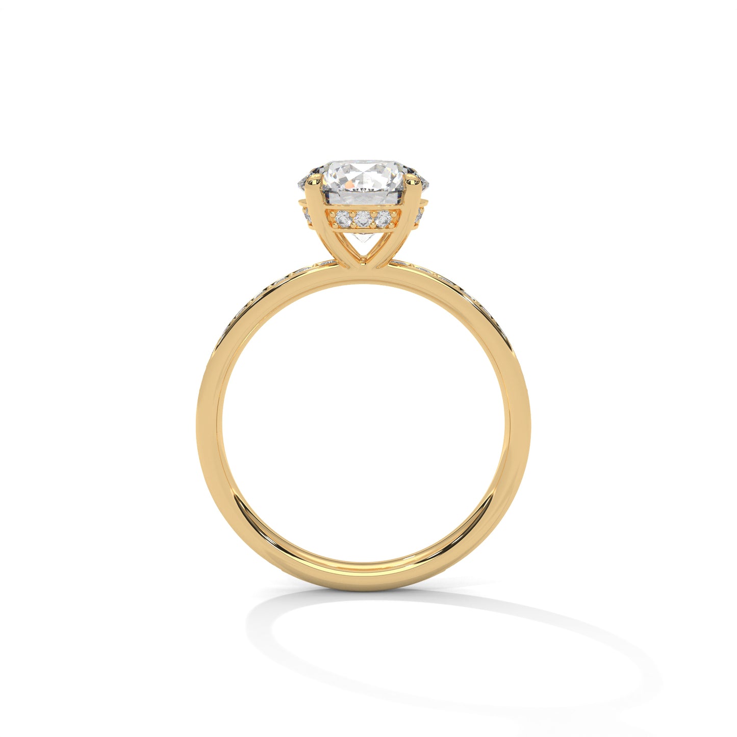 2 Carat Round Women's Classic Solitaire Lab Diamond Engagement/ Wedding Ring