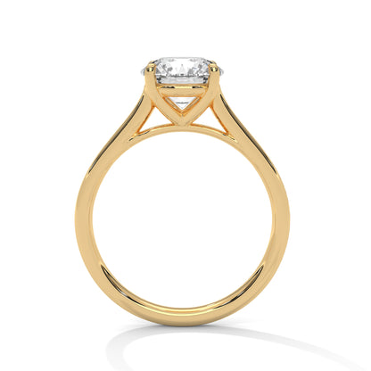 Solitaire 2 Carat Round Lab Diamond Engagement Ring