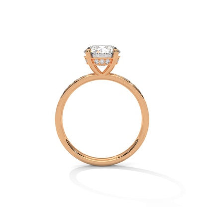 2 Carat Round Women's Classic Solitaire Lab Diamond Engagement/ Wedding Ring