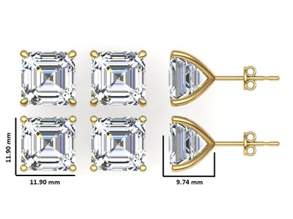 Classic Blissful Solitaire Lab Diamond Martini Studs Earrings