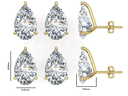 Classic Blissful Solitaire Lab Diamond Martini Studs Earrings