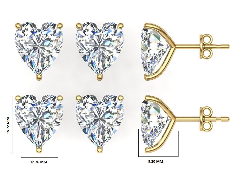 Classic Blissful Solitaire Lab Diamond Martini Studs Earrings