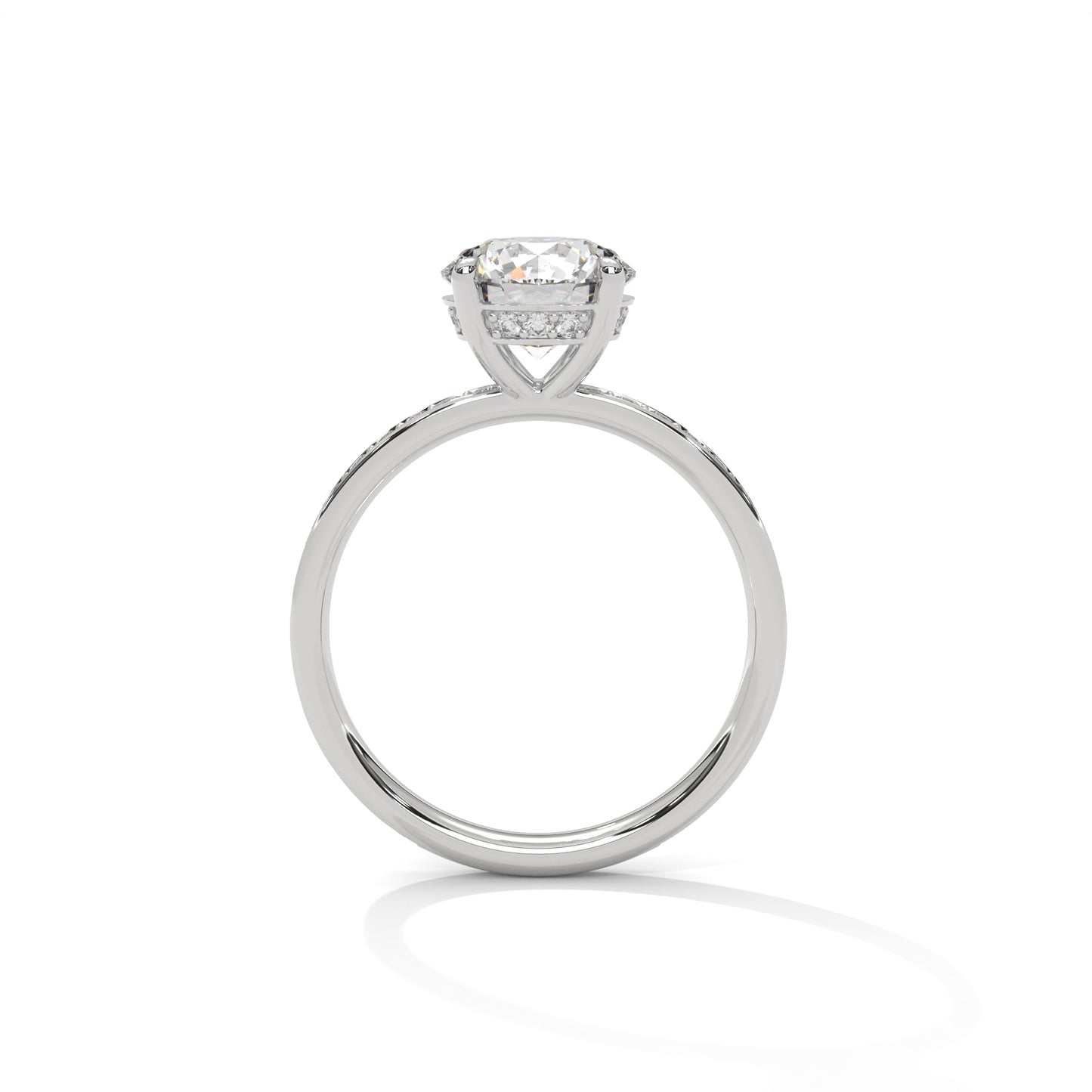 2 Carat Round Women's Classic Solitaire Lab Diamond Engagement/ Wedding Ring
