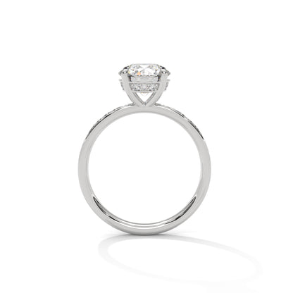 2 Carat Round Women's Classic Solitaire Lab Diamond Engagement/ Wedding Ring