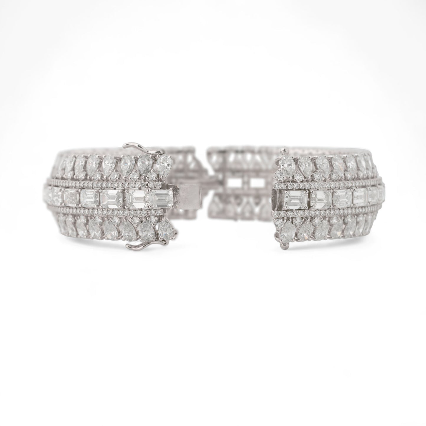 Classic Sparkling Festive Lab Diamond Bangle For Women & Gifting
