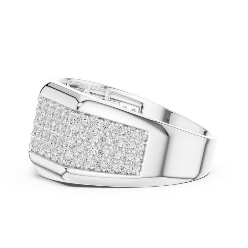 Men's Premium Lab Diamond Studded Statement Ring