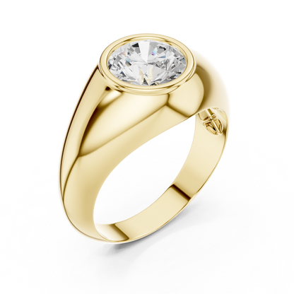 Sacred Strength – 2 Carat Lab Diamond Wedding Ring for Men