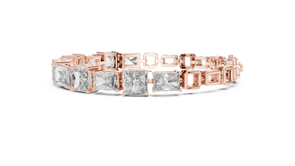Minimal Lab Grown Diamond Bracelet For Women