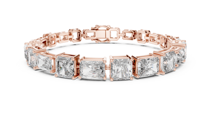 Minimal Lab Grown Diamond Bracelet For Women