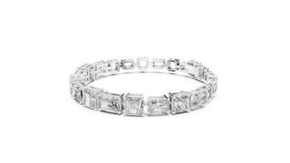 Minimal Lab Grown Diamond Bracelet For Women