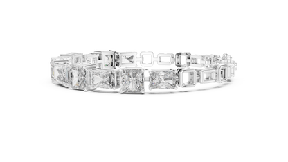 Minimal Lab Grown Diamond Bracelet For Women