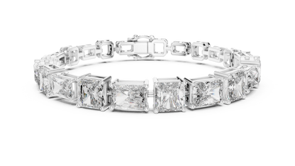 Minimal Lab Grown Diamond Bracelet For Women