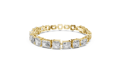 Minimal Lab Grown Diamond Bracelet For Women