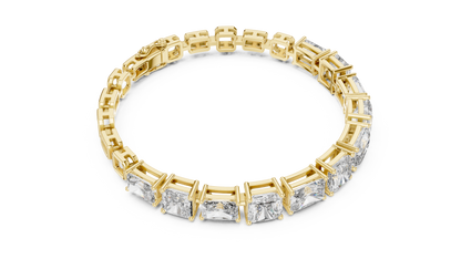 Minimal Lab Grown Diamond Bracelet For Women