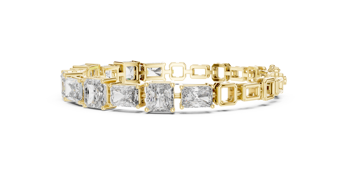 Minimal Lab Grown Diamond Bracelet For Women