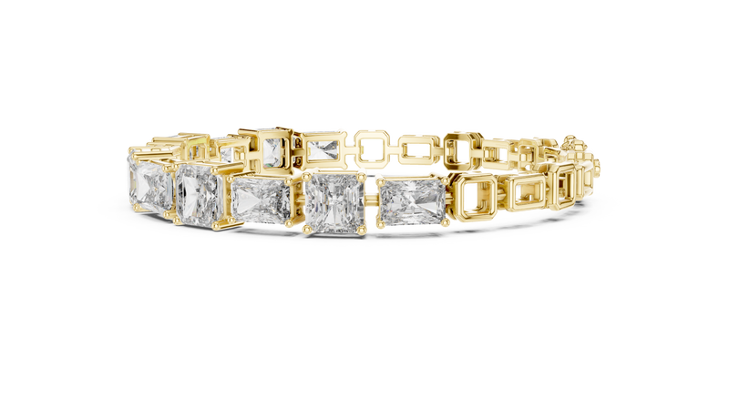 Minimal Lab Grown Diamond Bracelet For Women