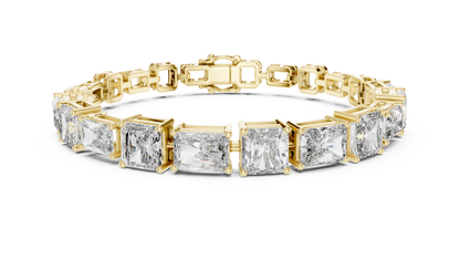 Minimal Lab Grown Diamond Bracelet For Women