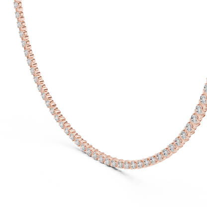 Aurora Spark - Elegant Lab Diamond Tennis Necklace