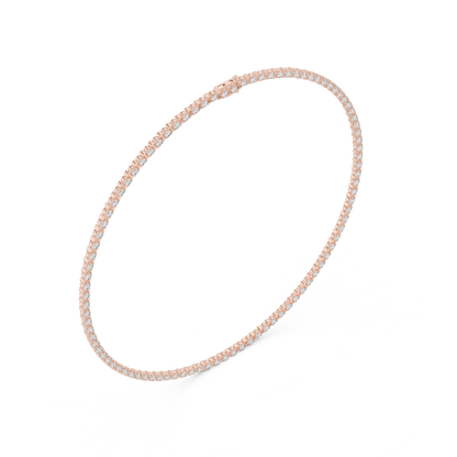 Aurora Spark - Elegant Lab Diamond Tennis Necklace