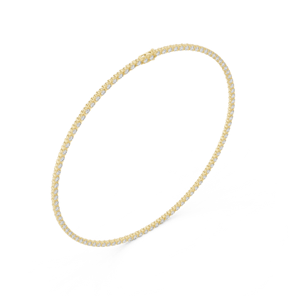 Aurora Spark - Elegant Lab Diamond Tennis Necklace