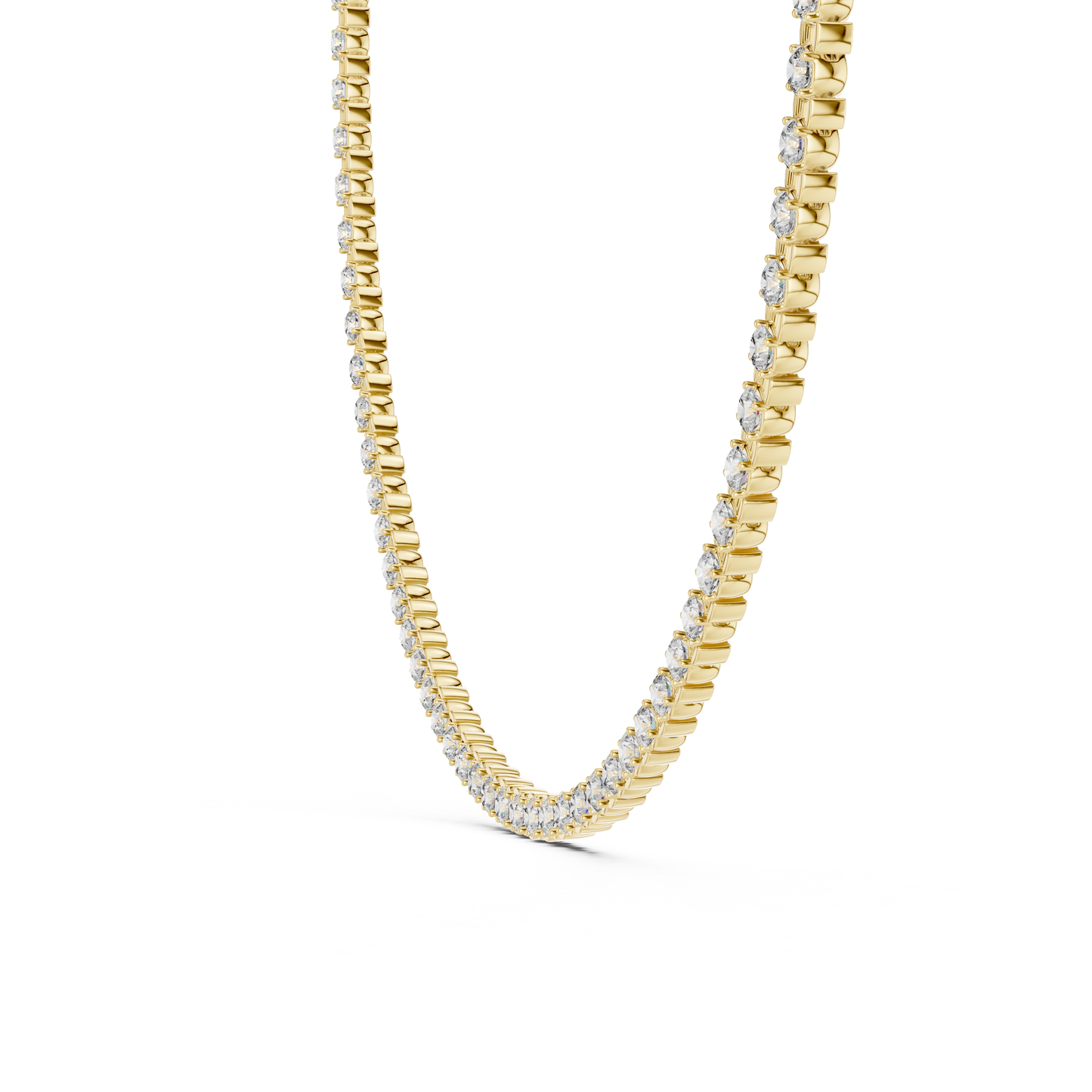 Aurora Spark - Elegant Lab Diamond Tennis Necklace